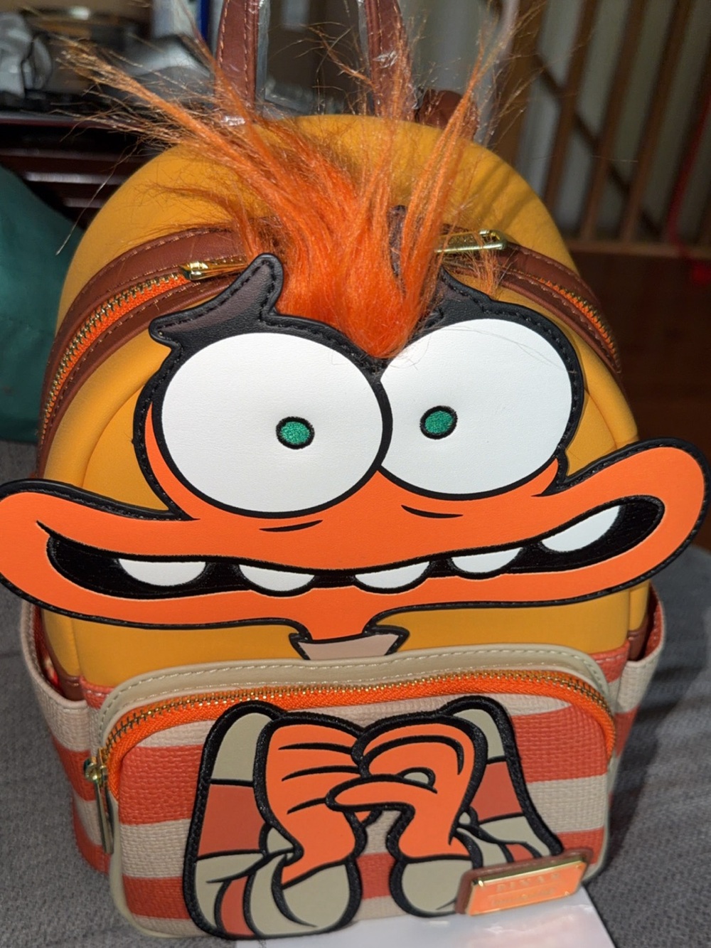 NWT Inside Out 2 ANXIETY Loungefly Backpack